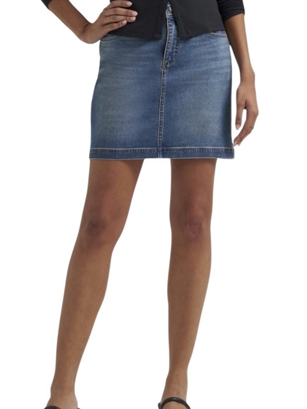 Lee® Mid Rise Skort - Picture 6 of 7